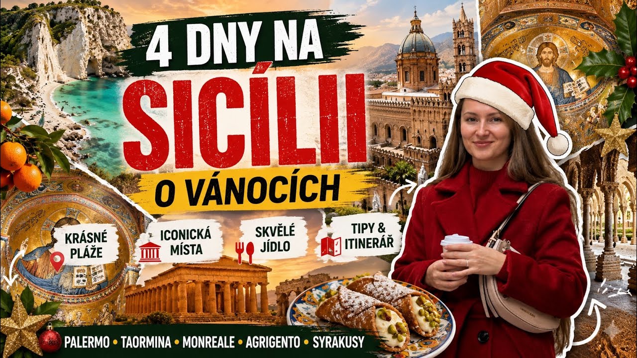 4 Dny na Sicílii o Vánocích | Kompletní itinerář a tipy