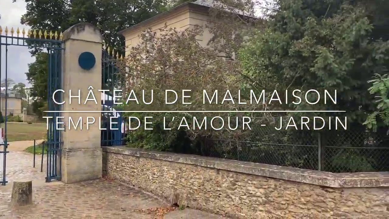 CHÂTEAU DE MALMAISON. TEMPLE DE L’AMOUR - JARDIN.