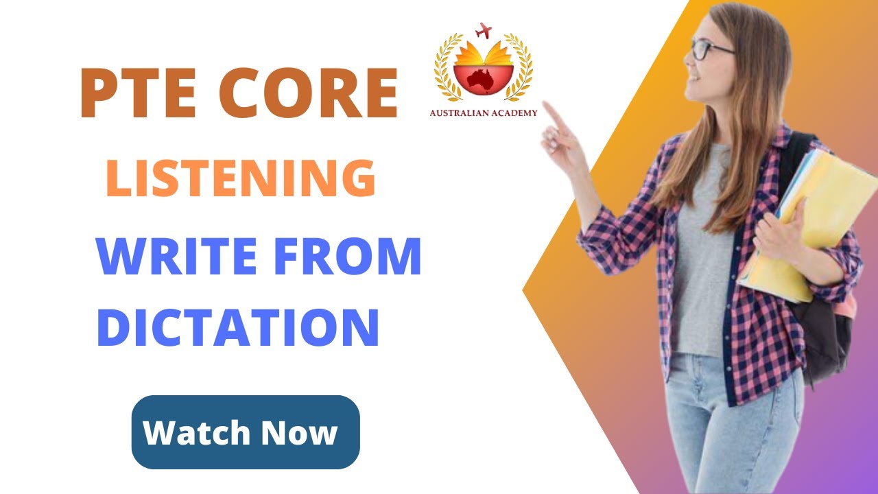 PTE Core Listening | Видео с упражнениями для записи под диктовку | Самые повторяемые | Австралий...