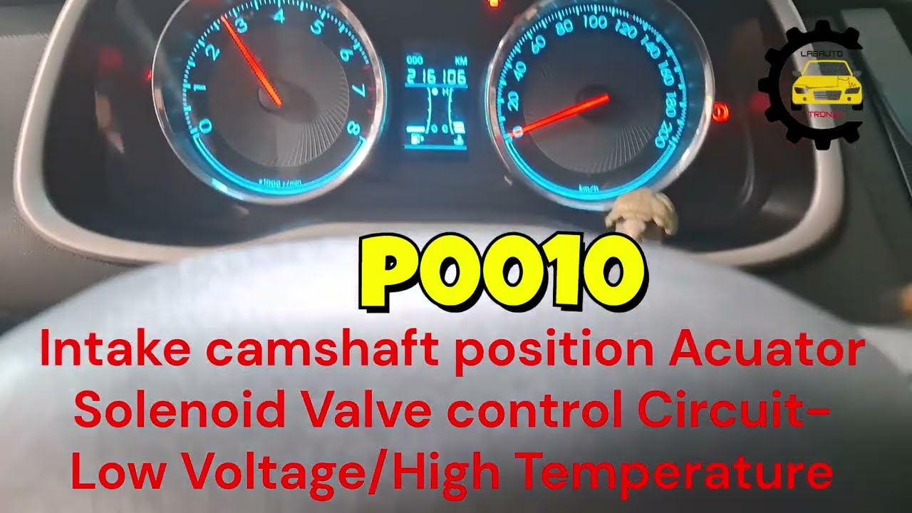 BAJÓ EL RENDIMIENTO DEL MOTOR!! CHECK ENGINE ENCENDIDO - CODIGO P0010 - CHEVROLET SAIL 1.5L 🤔🧑‍🔧