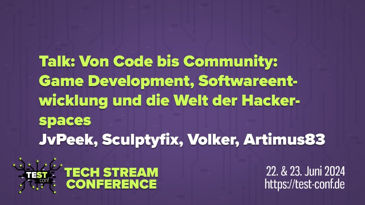 Talk: Von Code bis Community &ndash; TECH STREAM CONFERENCE