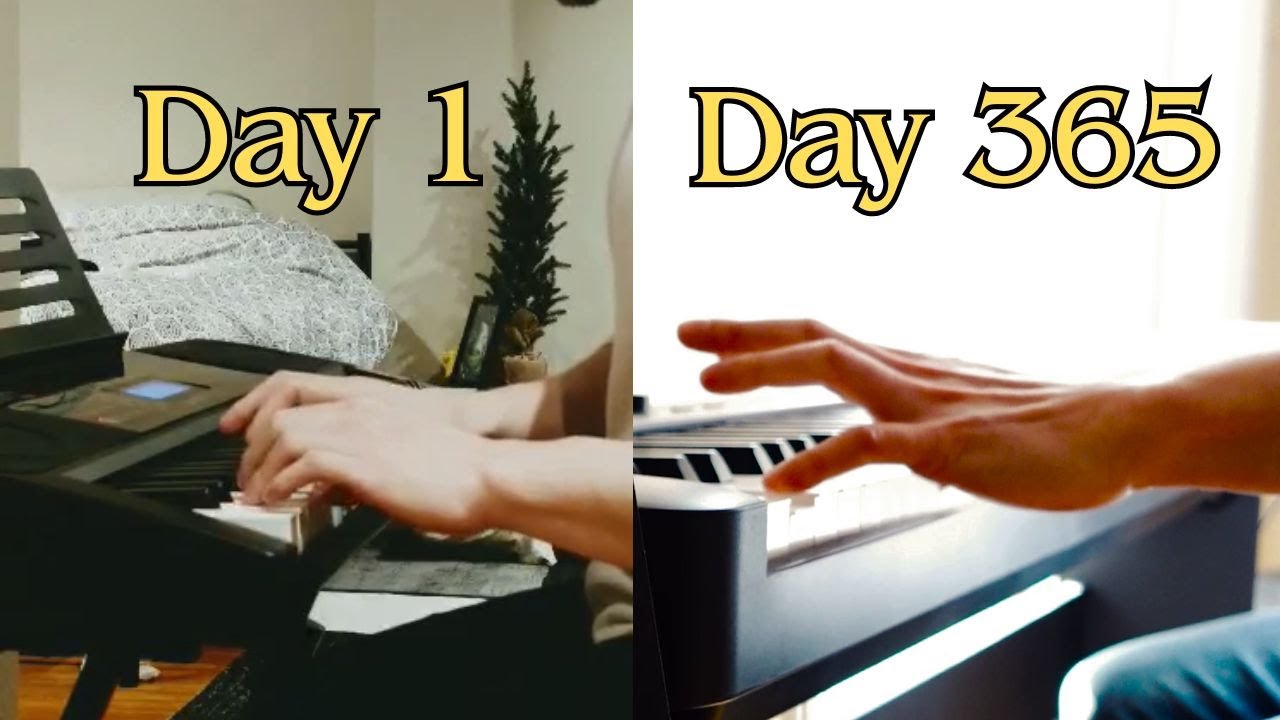 One Year Self Taught Piano Progress as a 30 Year Old Beginner