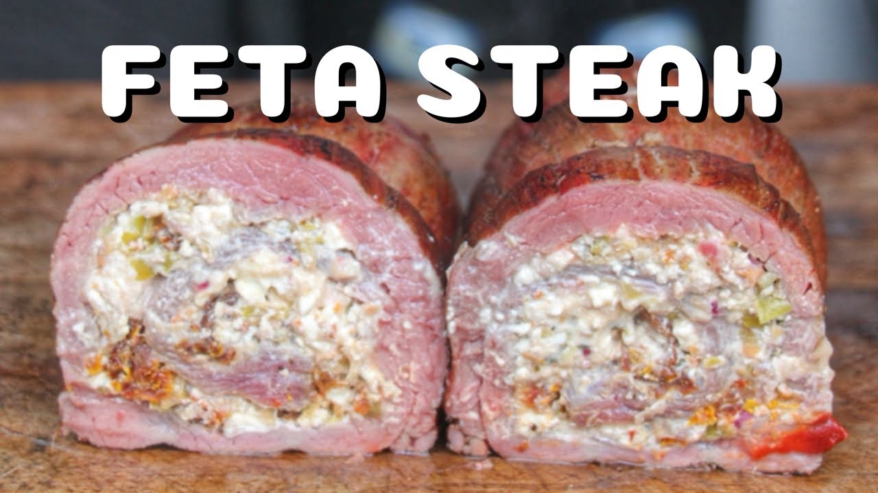 FLANKSTEAK stuffed with FETA - so JUICY and so CREAMY - GREEK STEAK - 0815BBQ - International