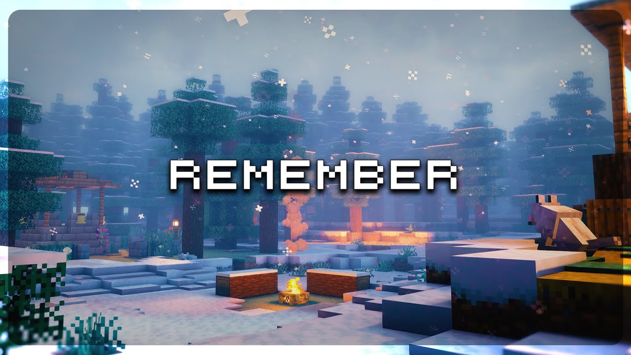 ❄️ Remember when it was simple... (minecraft music box & ambience)