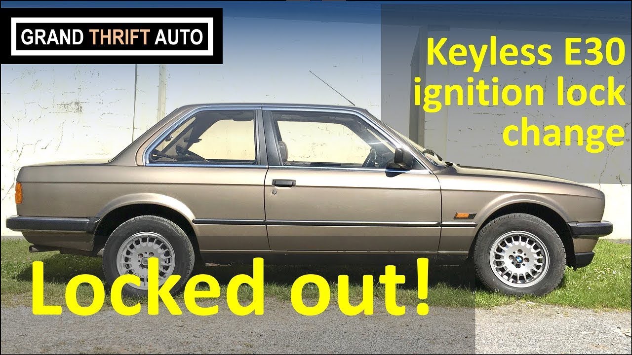 How to change your BMW E30 ignition lock with no key