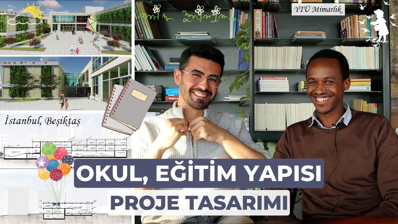 Okul, Eğitim Yapısı, Mimari Proje Tasarımı | Emery Mugabo