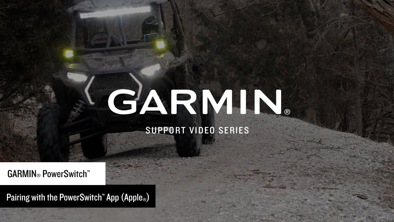 Support: Garmin PowerSwitch&trade; App Setup on an Apple&reg; Device