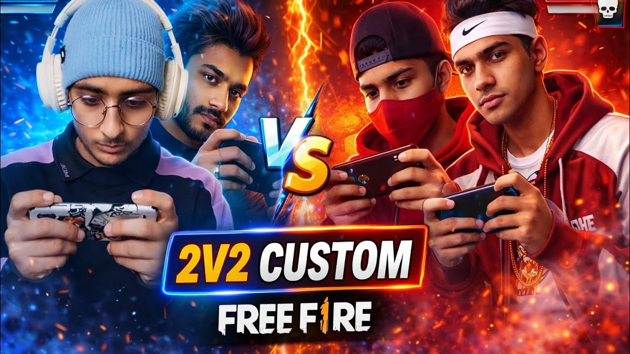 2v2 custom in freefire, only headshot🥶 #freefire #gameplay #gaming #headshot #trending 🔥🔥