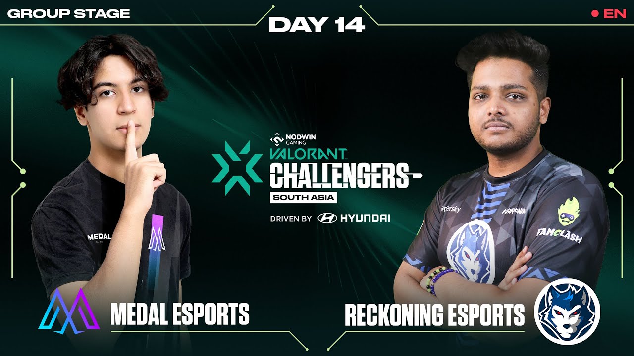 Medal Esports vs Reckoning Esports [EN] NODWIN Valorant Challengers South Asia 🏆