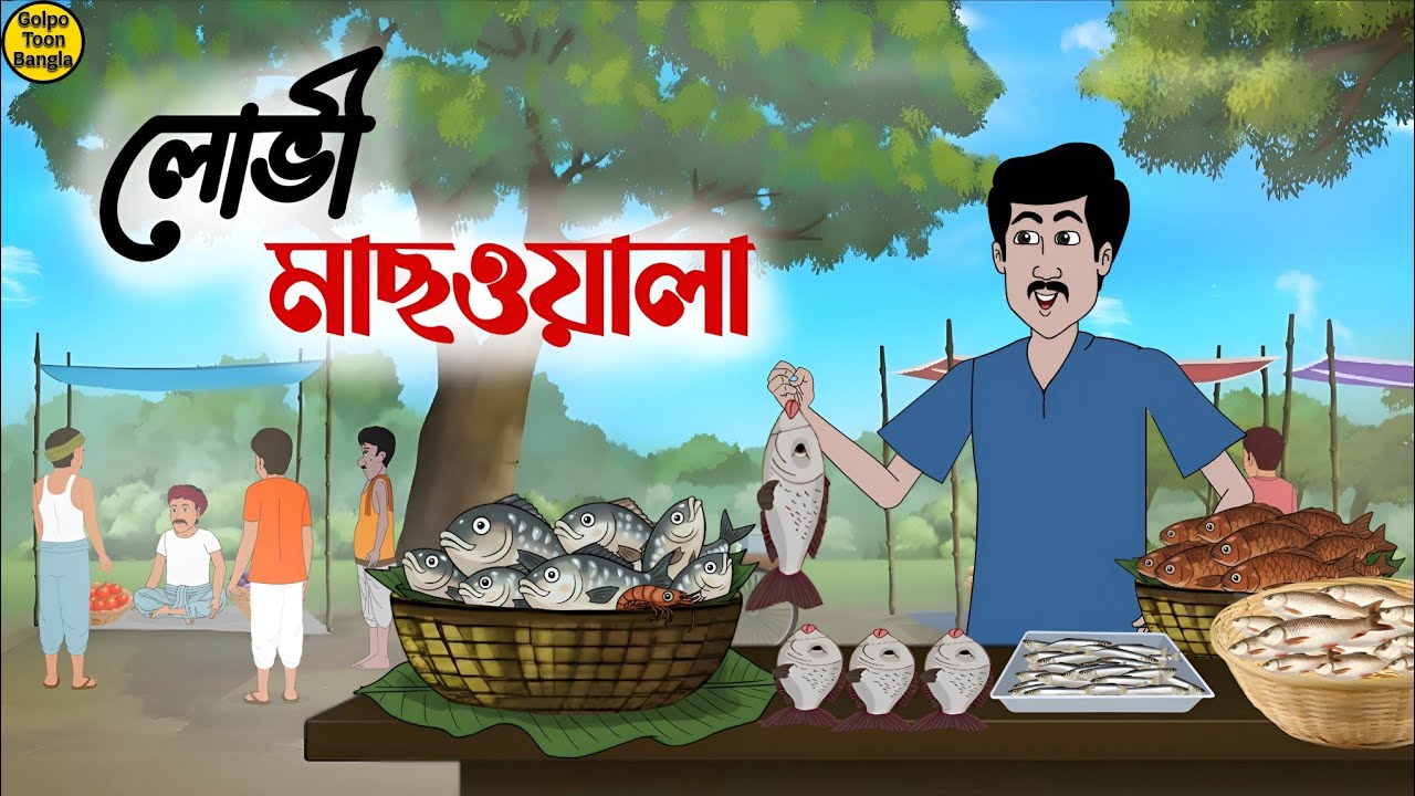 লোভী মাছওয়ালা | Bengali Moral Stories Cartoon | Rupkothar Golpo | Thakumar Jhuli | @Golpo-z7j
