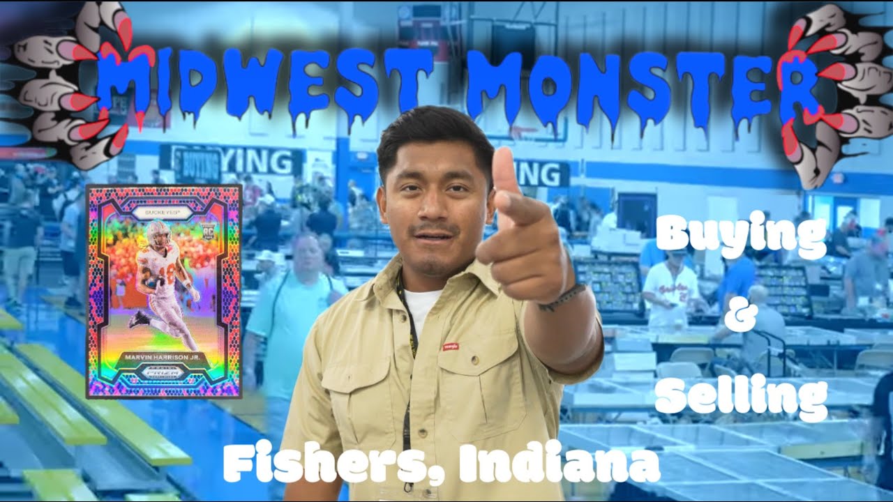 First Time Ever At The Midwest Monster Card Show As A VENDOR + Tour of Show | Indianapolis, IN