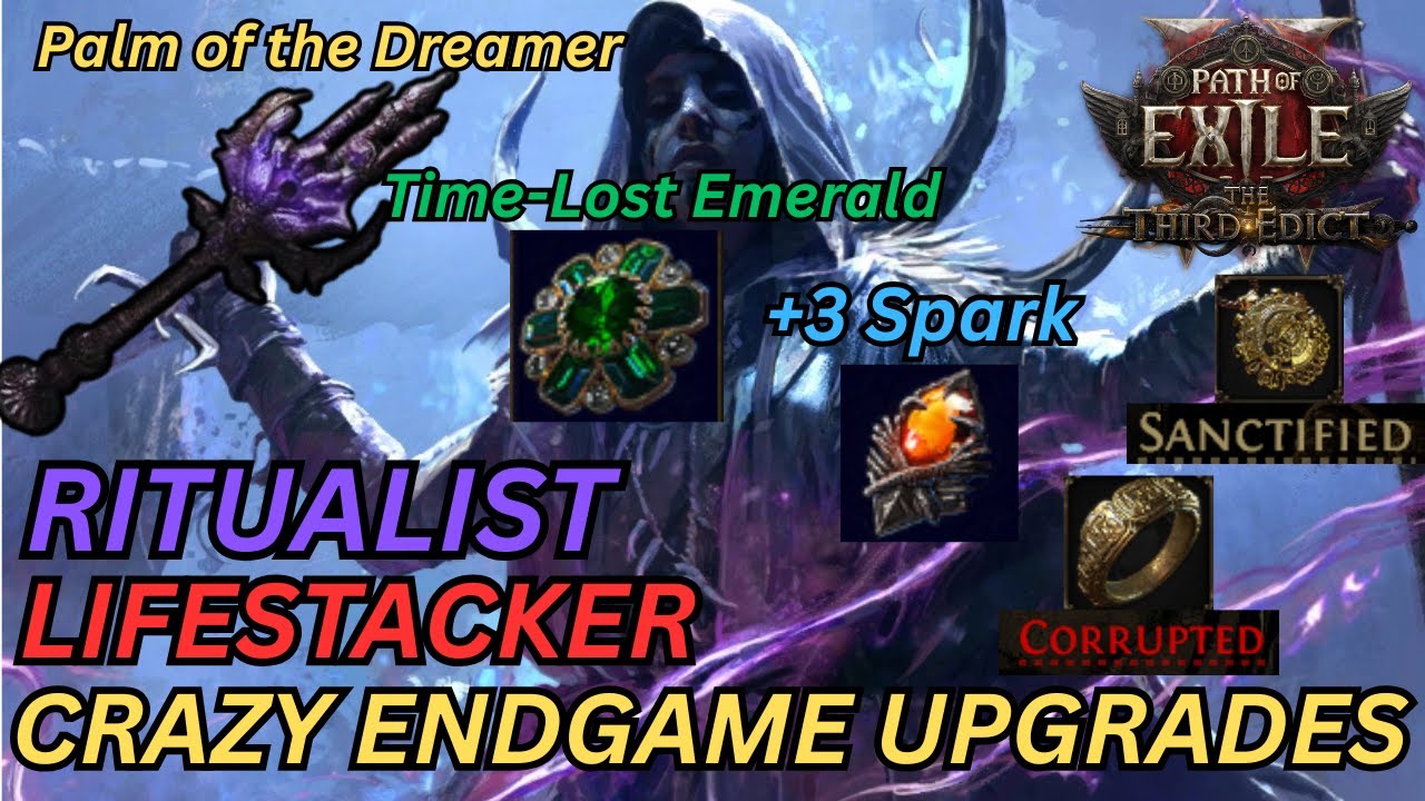 [PoE2 0.3.1] Lifestacker Ritualist Spark &mdash; демонстрация минимально-максимальных сборок