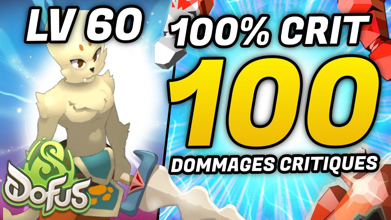 100% AND 100 DO CRIT LV 60, TITANIC ECAFLIP ON DOFUS 3