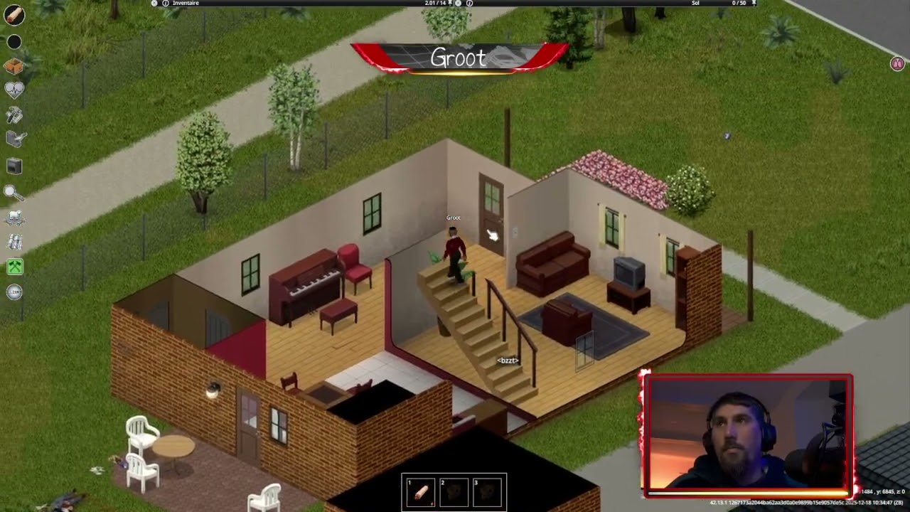 Stream la survie de Justin sur Project Zomboid . Episode 1