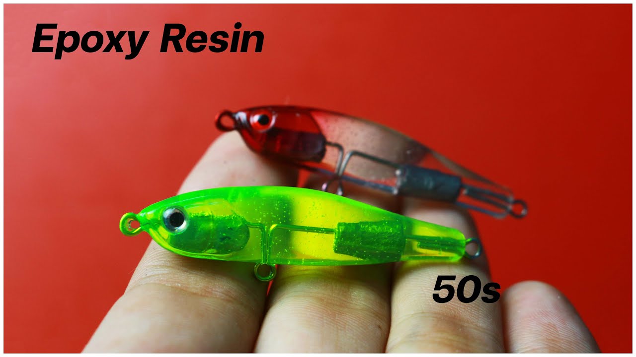 ทำเหยื่อปลอมเรซิ่น เหยื่อซิ้งกิ้งตกปลากระสูบ -Making Lure with Epoxy resin   Type Sinking 50s