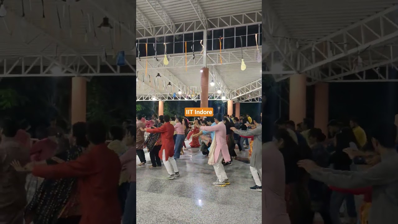 Garba night at IIT Indore #iitindore #garbadance #dandiyanight #dance #viral #gujrat