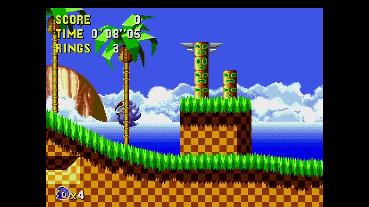 Green Hill Zone: Past - Present - Bad future - Good future (CSS Level Showcase)