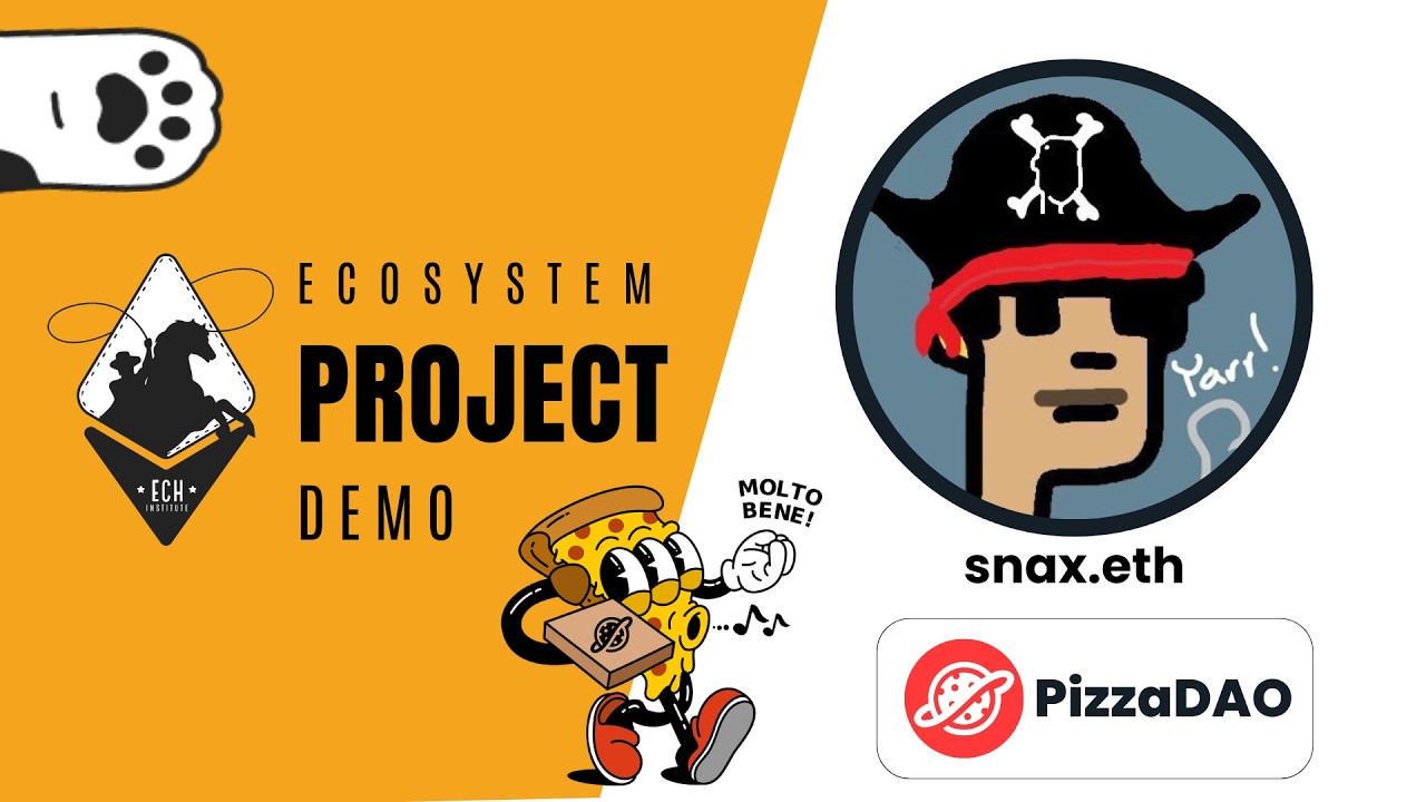 The Story of PizzaDAO: Community, Crypto & Culture with snax man | Ecosystem Project Demo #29