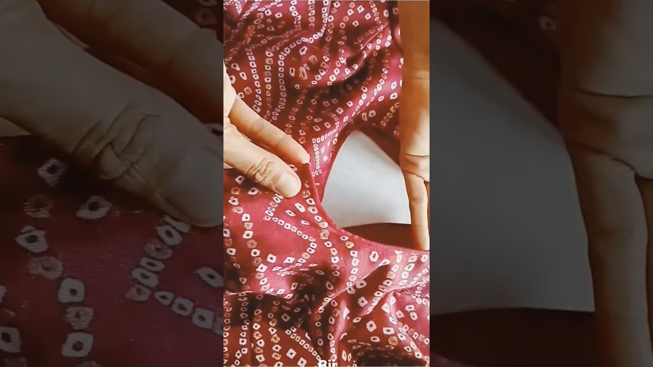 blouse neck  piping 🤏 #stitching