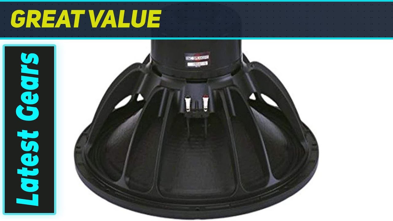 B&C 18SW115-8: Ultimate 18-Inch Neodymium Subwoofer