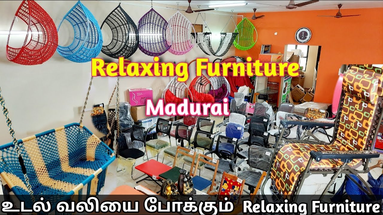 உடல் வலியை போக்கும் Relaxing Furniture | Full body Massage Chair | Swing Chairs | Easy Chairs | RVD