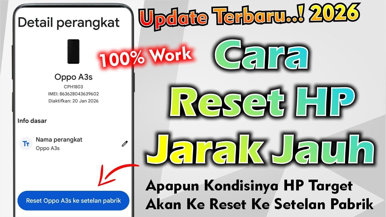Cara Reset HP Jarak Jauh