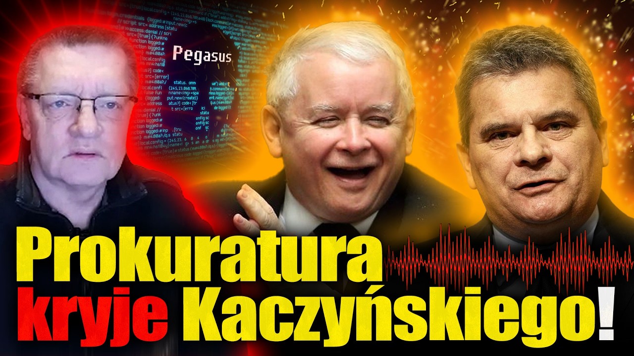 Prokuratura kryje Kaczyńskiego! Za Pegasusa zarzuty dostają płotki, nie hersztowie. Płk WR0ŃSKI