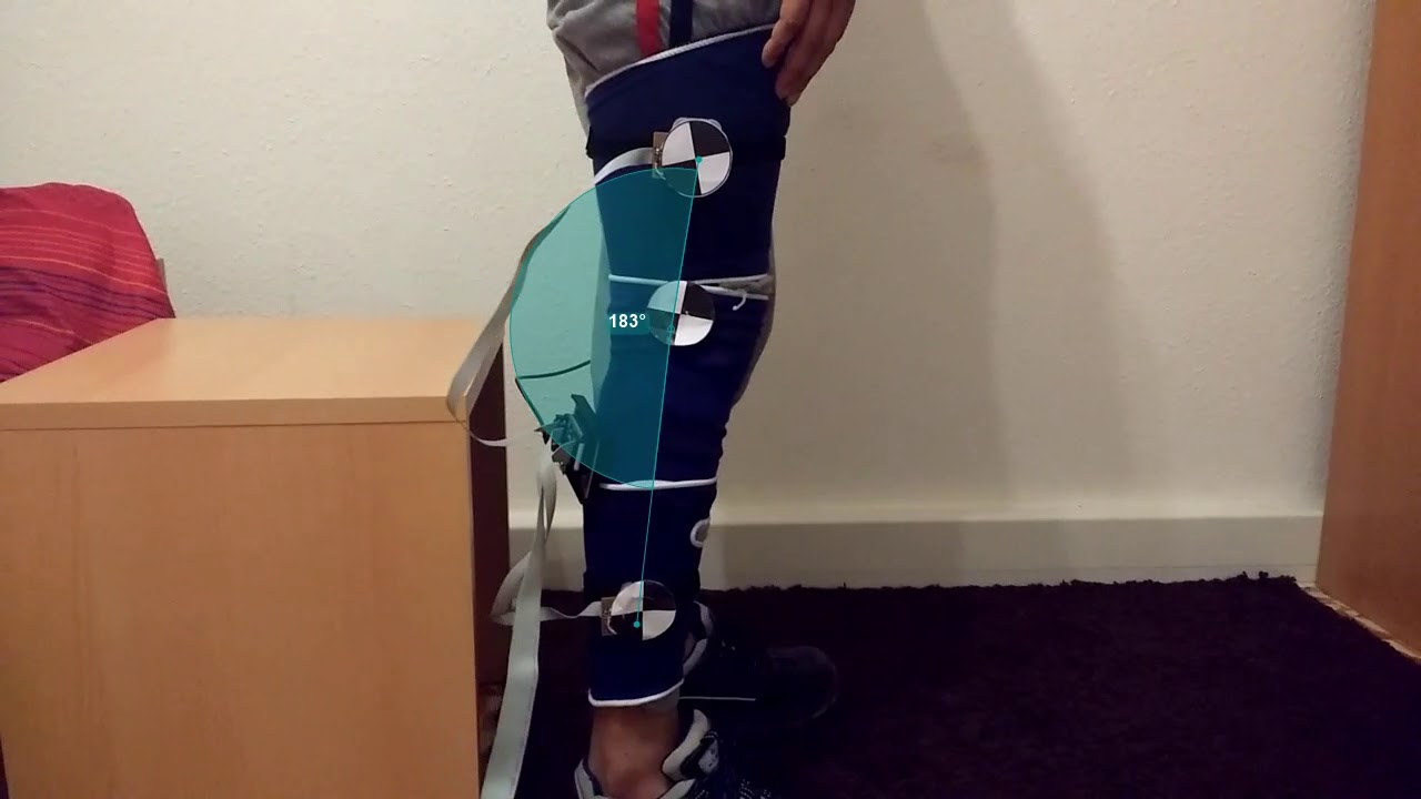Knee angle Measurement with IMU's