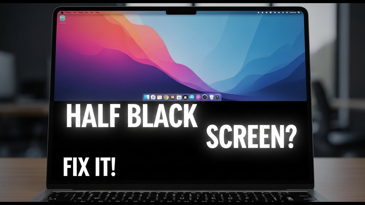 How to Fix Half Black Screen 🖥️ Bottom Half of Monitor Is Black