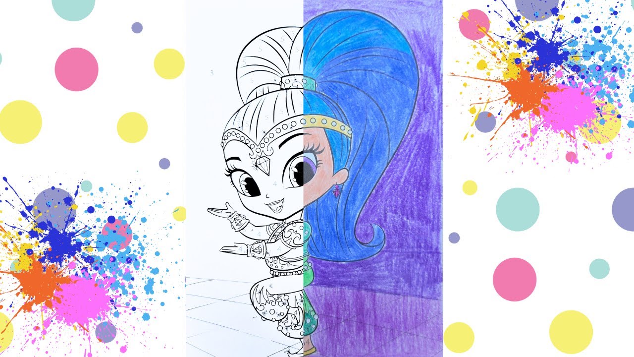 Shine - Shimmer and Shine Colouring