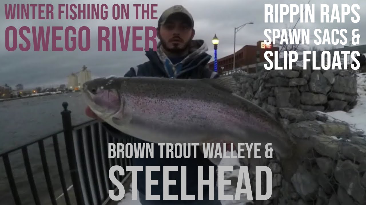 Fishing for Brown Trout, Steelhead, and Walleye on the Oswego River