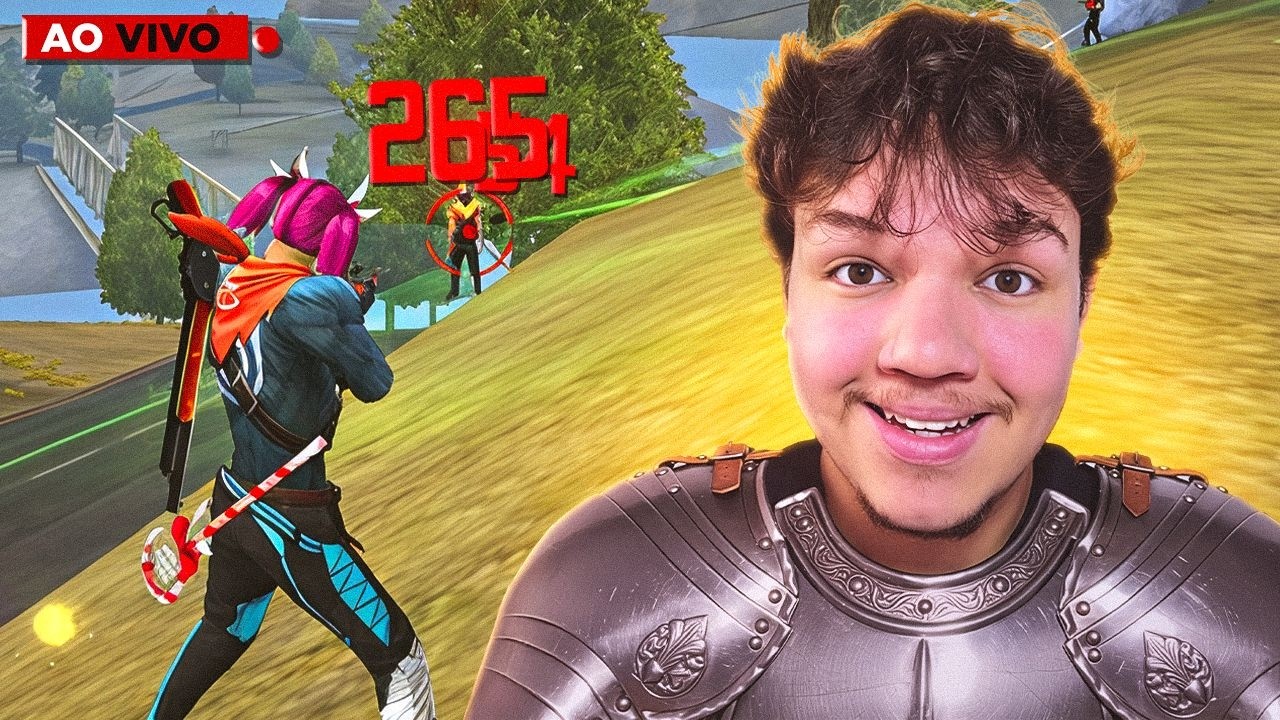 🔴LIVE INFINITA PT5 NAWT AO VIVO! - JOGANDO RANKEADA ATÉ PEGAR ELITE!! NAWT ON FREE FIRE🔴
