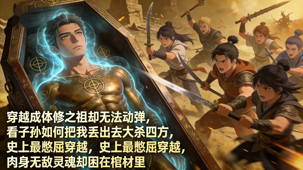 穿越成体修之祖却无法动弹，看子孙如何把我丢出去大杀四方。史上最憋屈穿越，肉身无敌灵魂却困在棺材里。#小說 #小說推薦 #漫畫 #劇情 #動漫