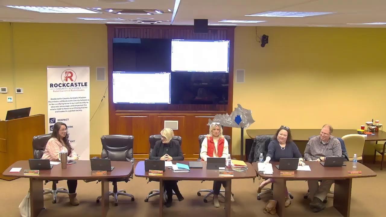 Rockcastle County Schools Special School Board Meeting  - 11/11/2025