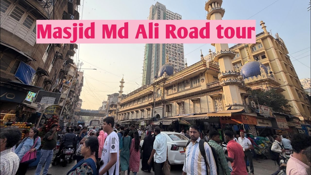 Masjid and Md Ali road Tour in Mumbai#Mumbai#localtour#streets