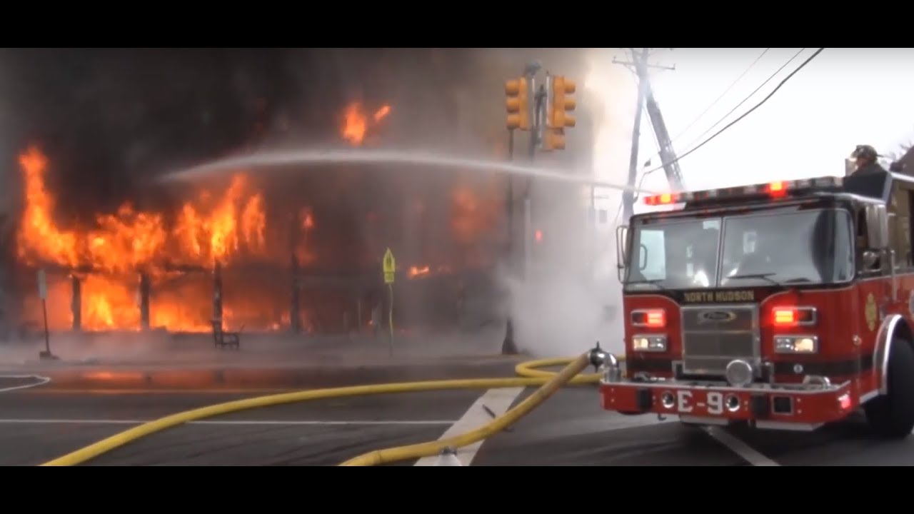 미국 소방관 실제 화재진압 영상