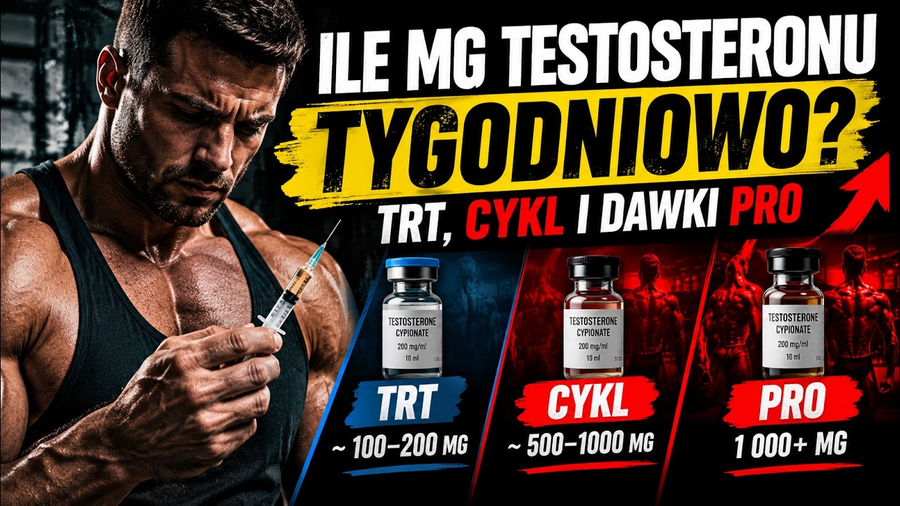 ILE MG TESTOSTERONU TYGODNIOWO? TRT, CYKL I DAWKI PRO.