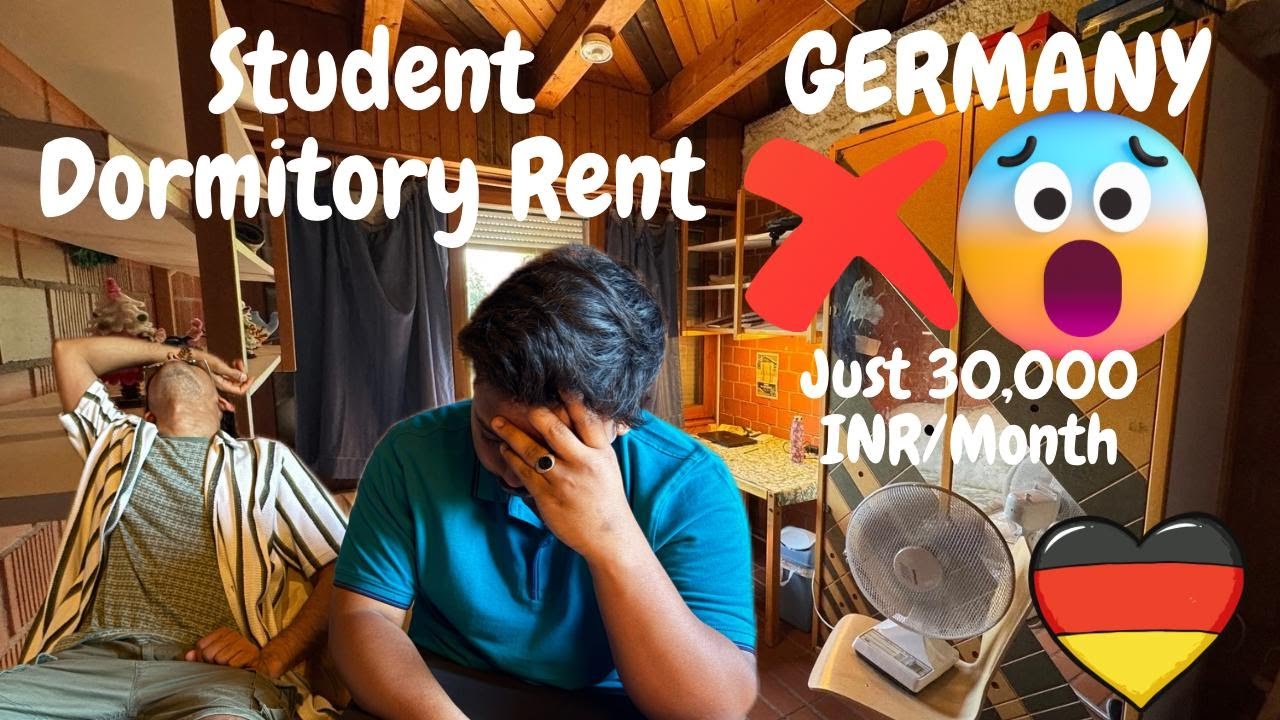 You Won’t Believe this German Student Dorm : Student Dormitory tour &Guide 🛏️🇩🇪#accommodation