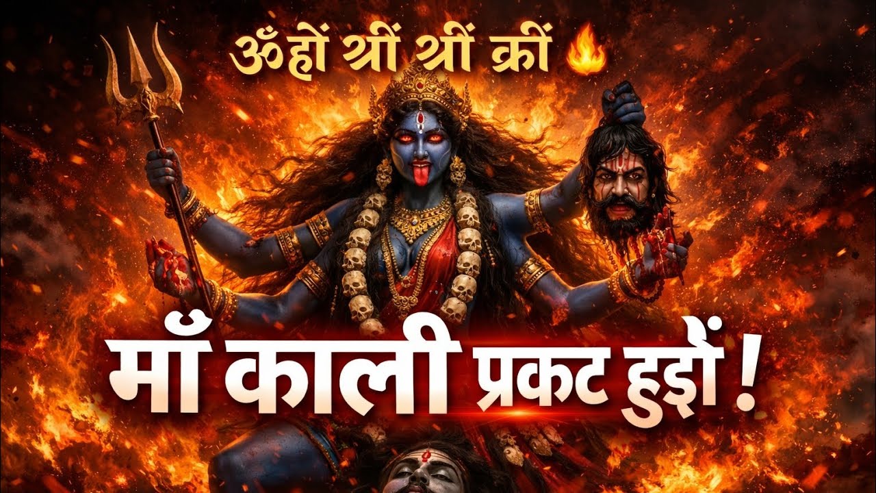 🔱 ॐ ह्रीं श्रीं क्रीं कालिके स्वाहा 🔥 | Powerful Maa Kali Mantra Song | Mahakali Bhajan 2026