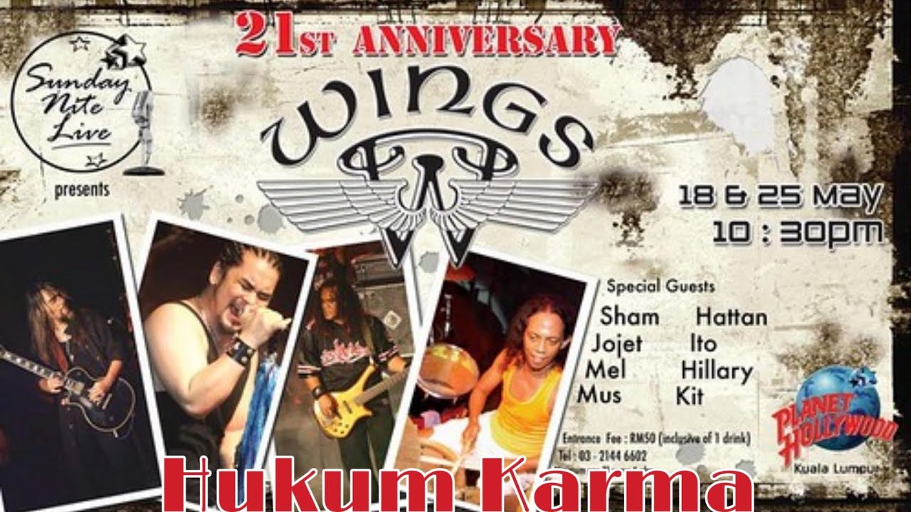 Hukum Karma - Wings (LIVE) at Planet Hollywood