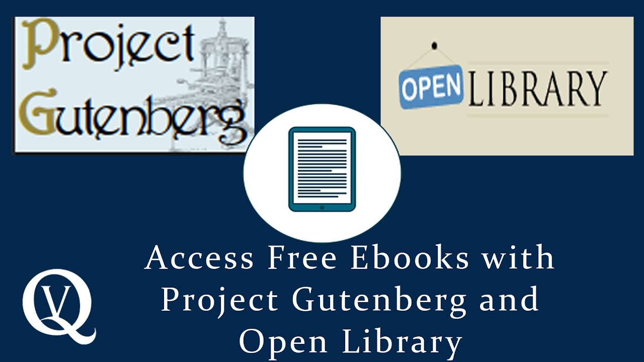 Access Free Ebooks with Project Gutenberg and Open Library