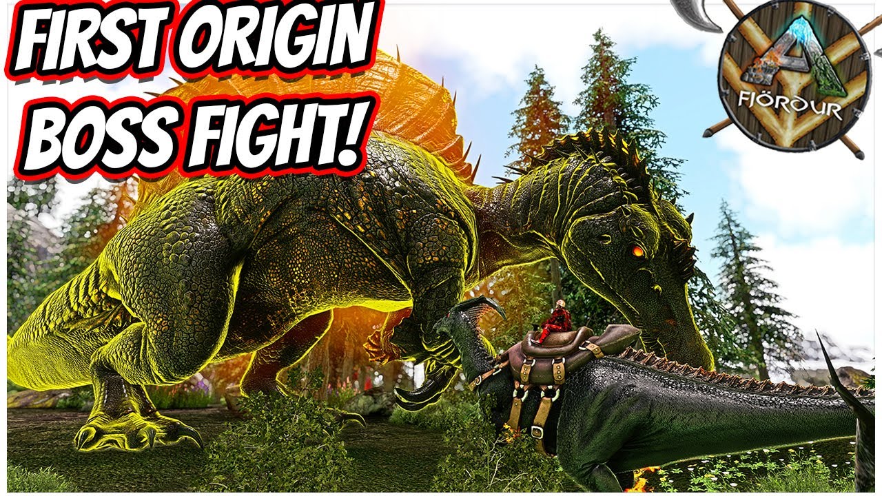 USING THE NEW DEMONIC PARASAUR TO FIGHT ORIGIN BOSSES!! || Ark Primal Fear Fjordur Ep 25!