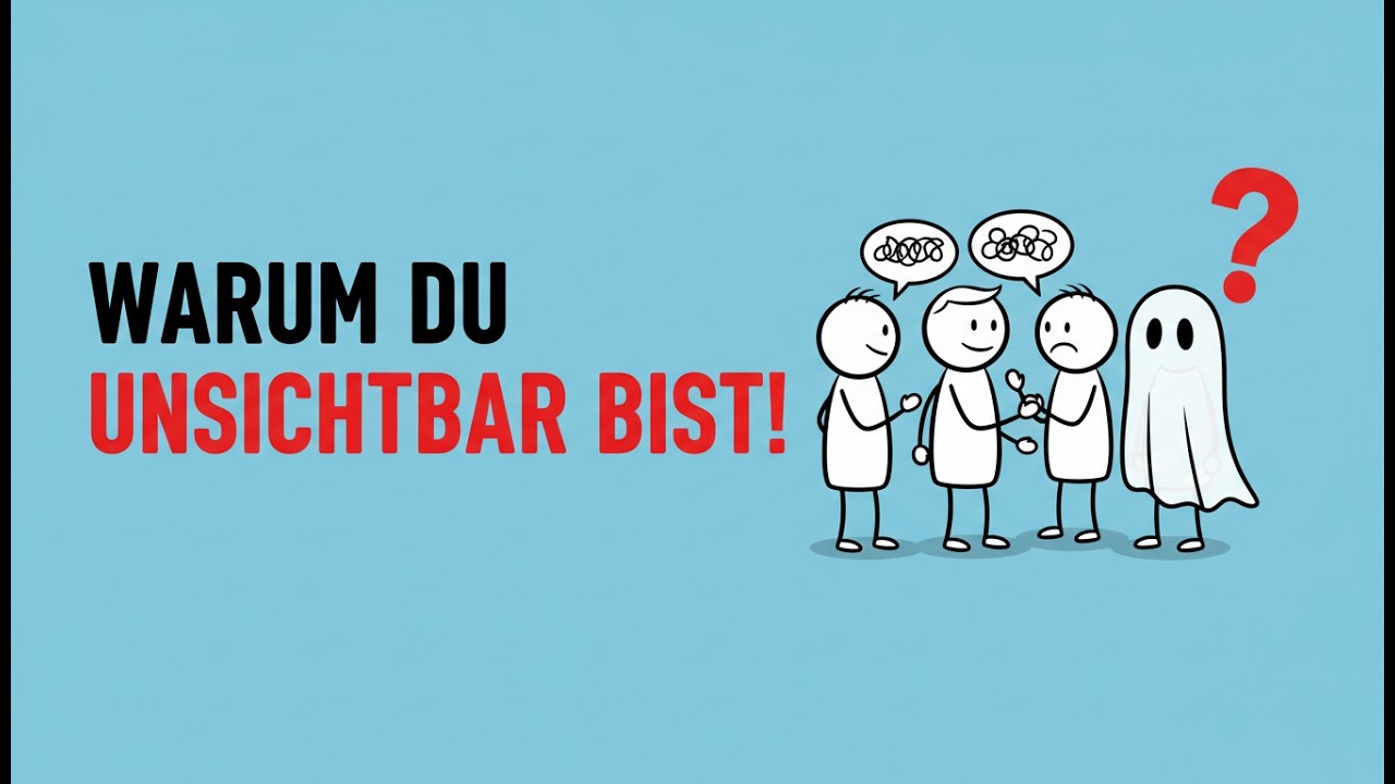 Warum du dich in Gruppen unsichtbar fühlst 🧠🚫