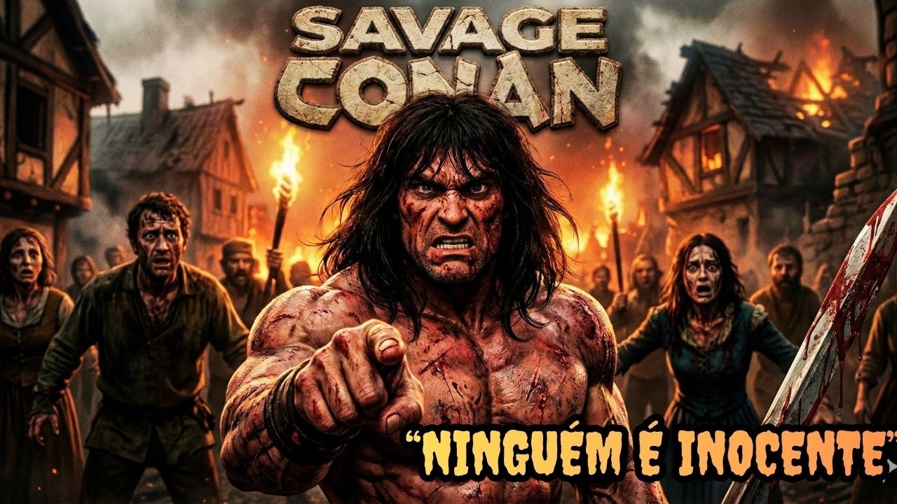 CONAN E A CIDADE QUE SOBREVIVE À PRÓPRIA CULPA | Fantasia Bárbara Sombria