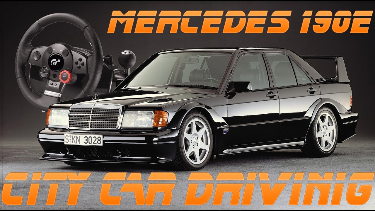 City Car Driving na Logitech DFGT - Mercedes 190E W201