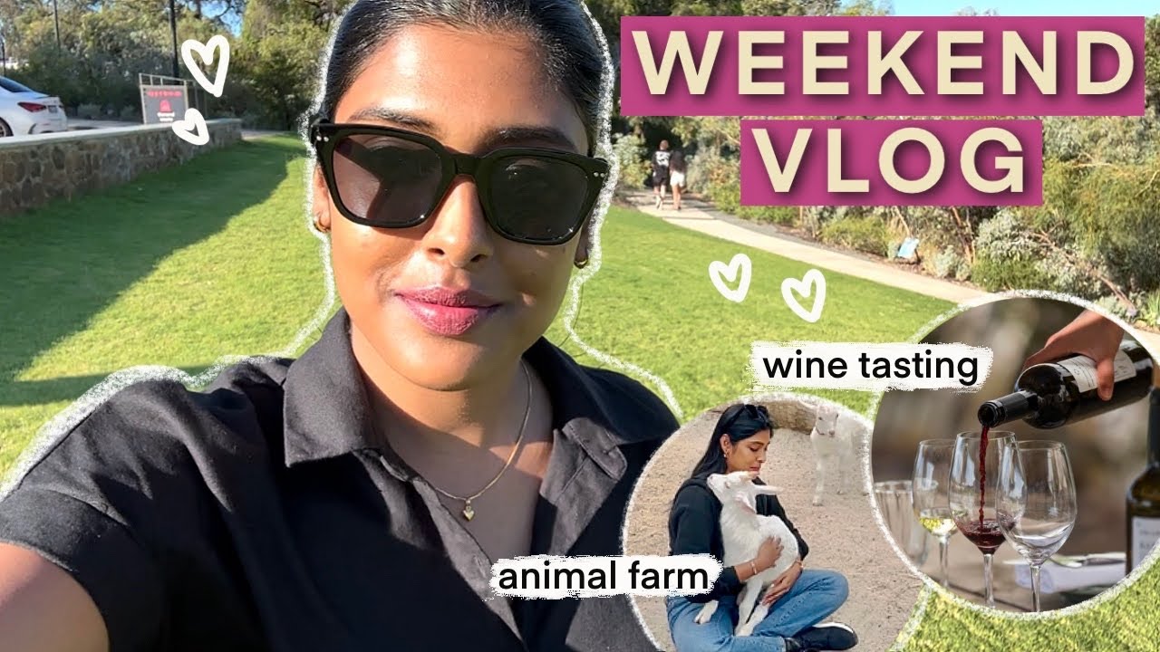 A Weekend In Perth🤍 | wine tasting • animal farm • parks