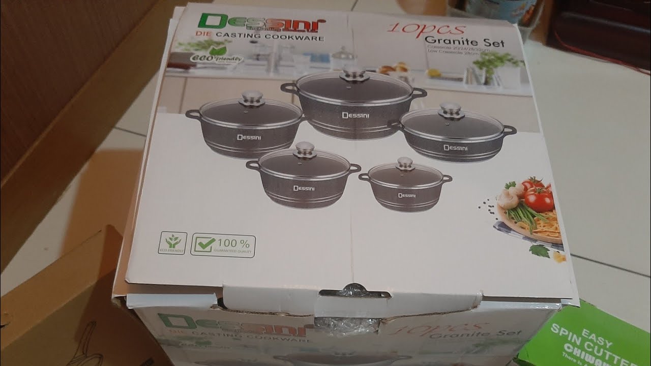 Unboxing The Dessini Cookware Set