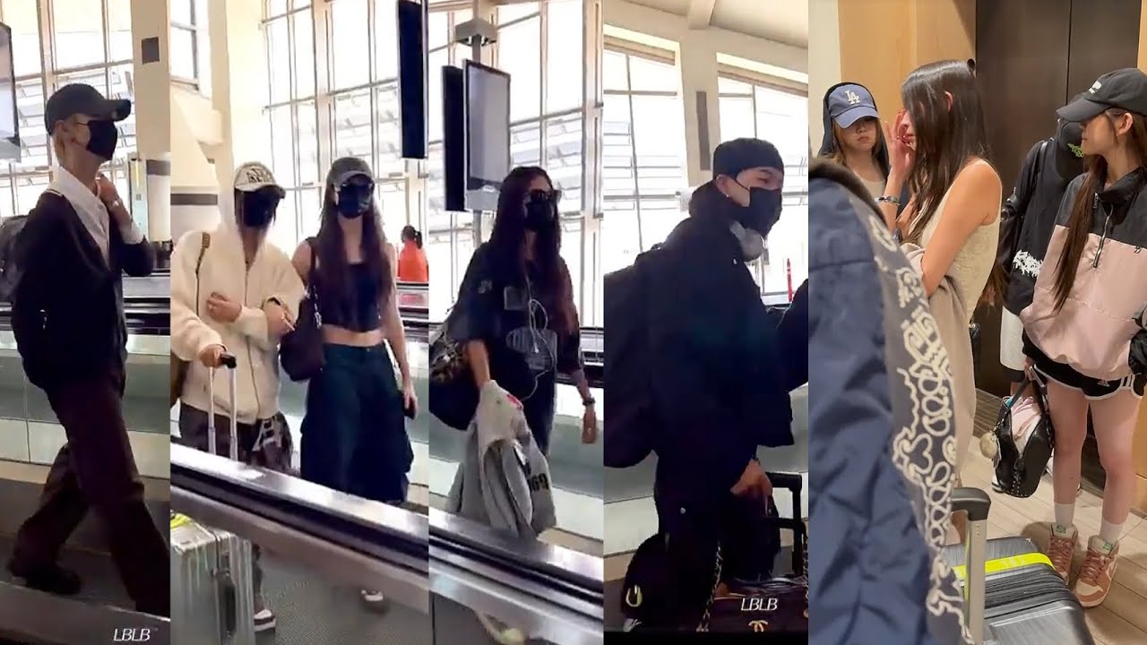 AllDay Project & MEOVV At LAX Heading back to South korea today