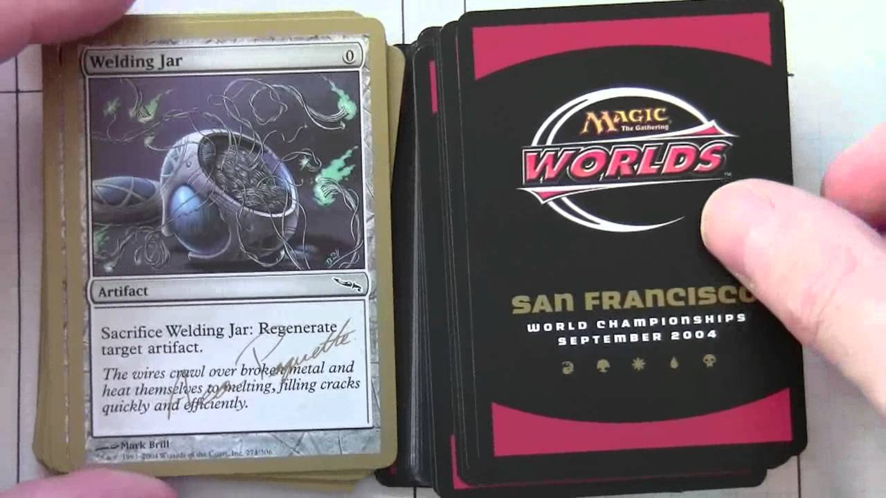 Magic The Gathering Worlds 2004 San Fransisco Decks - Aeo Paquette & Julien Nuijten