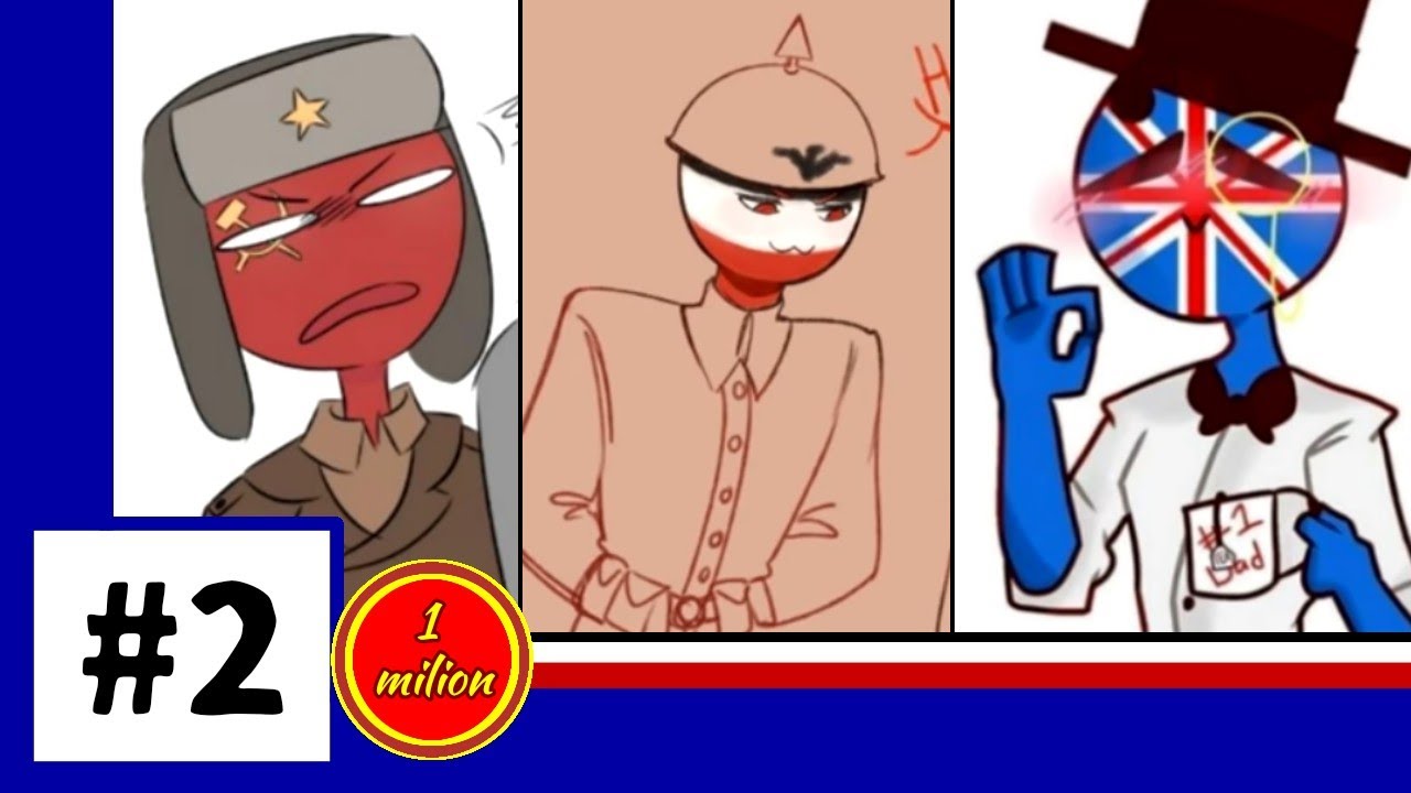 OGROMNA Kompilacja 50 Komiksów z Countryhumans. Odc. 2 [Dub. PL]